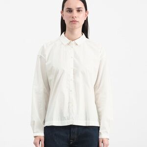 YMC Men's Cream Button Down Shirt Earth Marianne XS